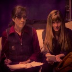 <p>Syd Straw: Singer Songwriter<br />
Amanda Kramer: Keys,  The Psychadelic Furs</p>
<p>Back Stage at The Golden Palominos Show</p>
